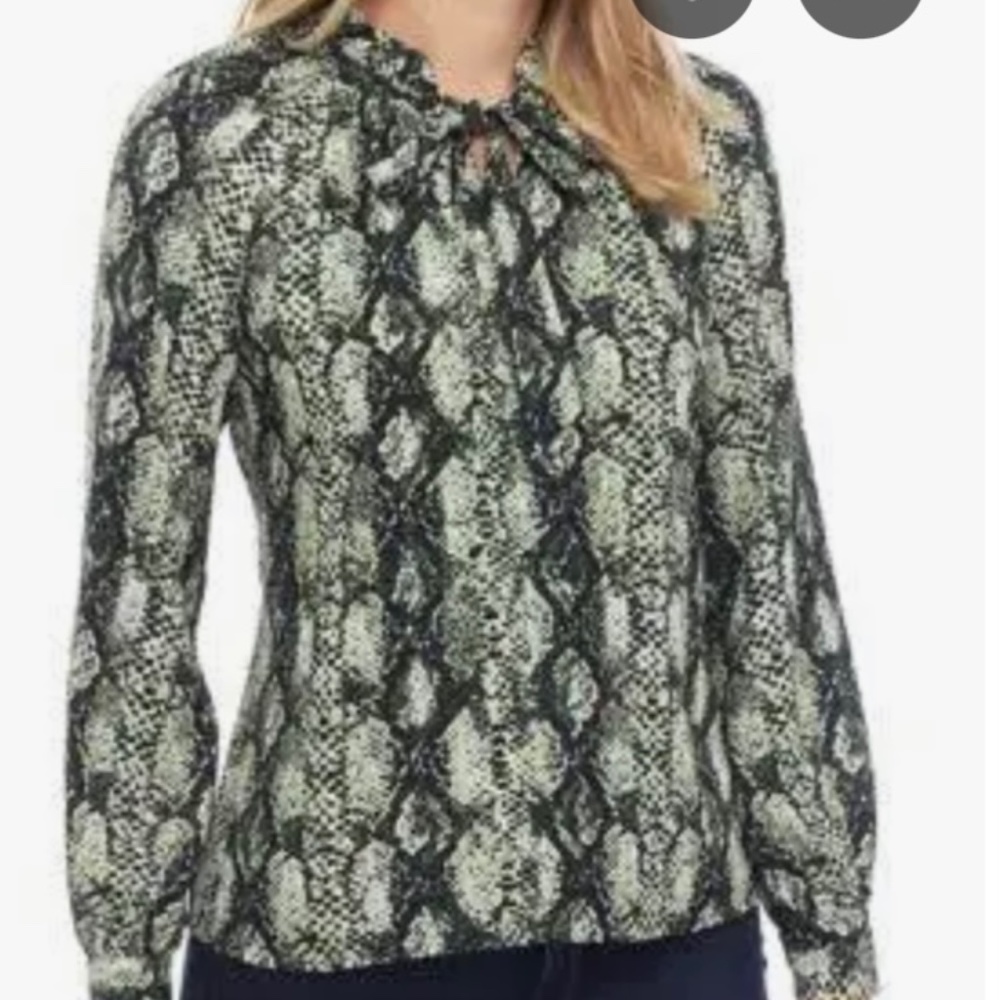 The Limited Snakeskin Blouse